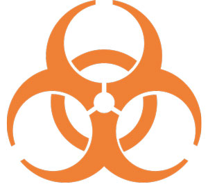 biohazard mark_orange