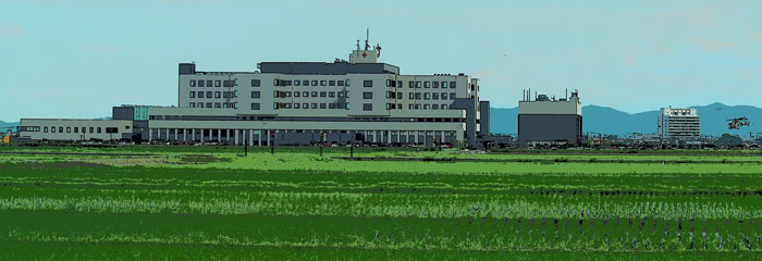 前橋赤十字病院全景