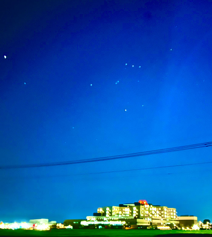 前橋赤十字病院とオリオン座