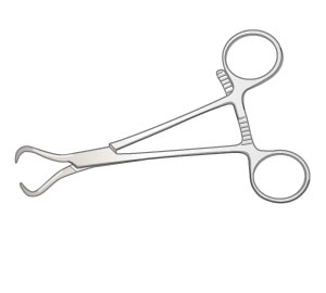 ポイント付整復鉗子