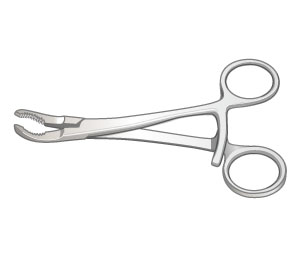 歯付き整復鉗子