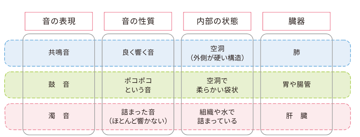 打診音の表現